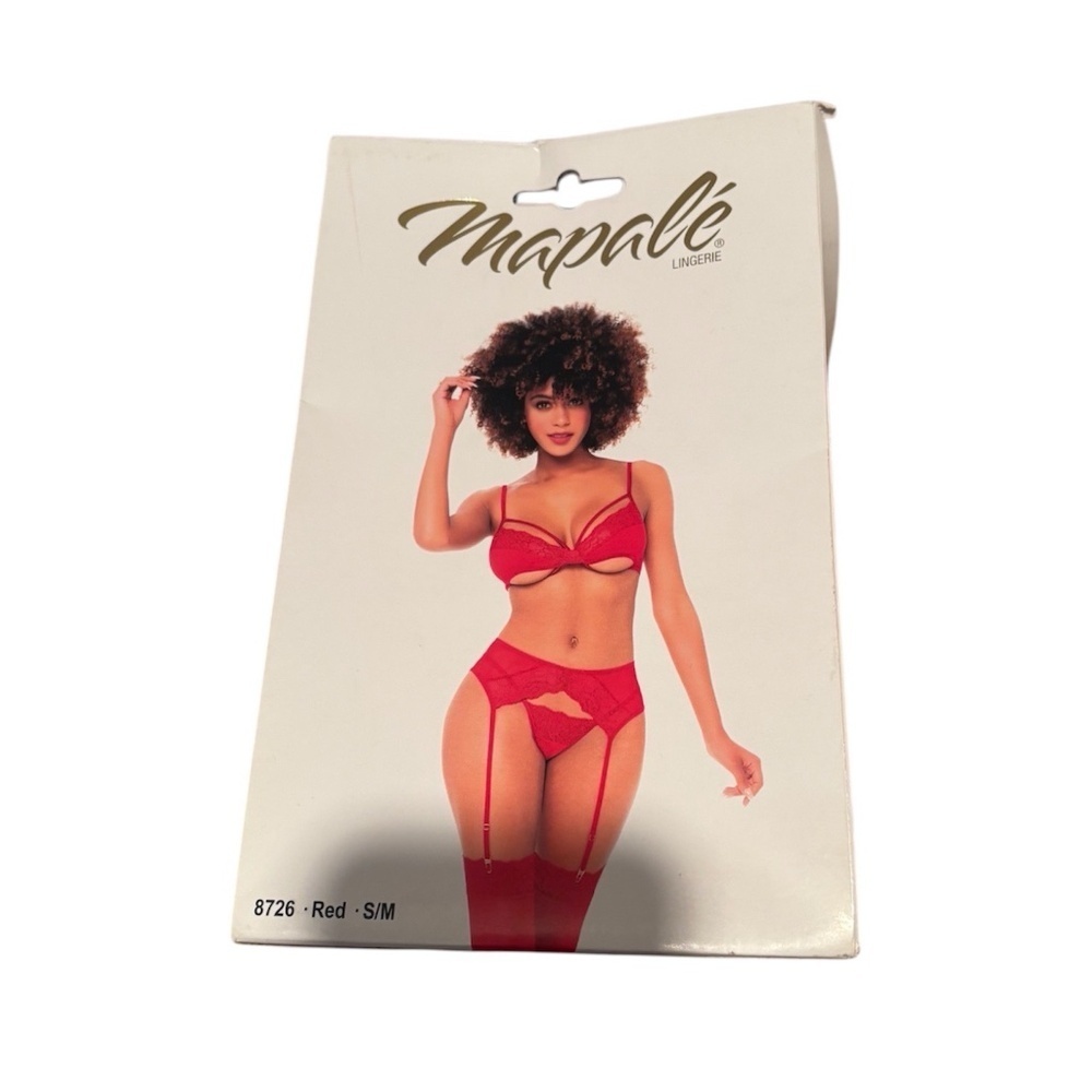 Mapale Three Piece Set in Red S/M New